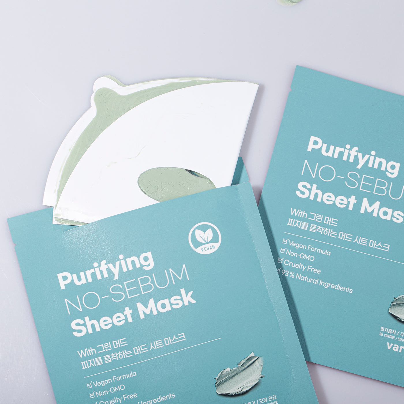 Purifying NO-SEBUM Sheet Mask with Green Mud
