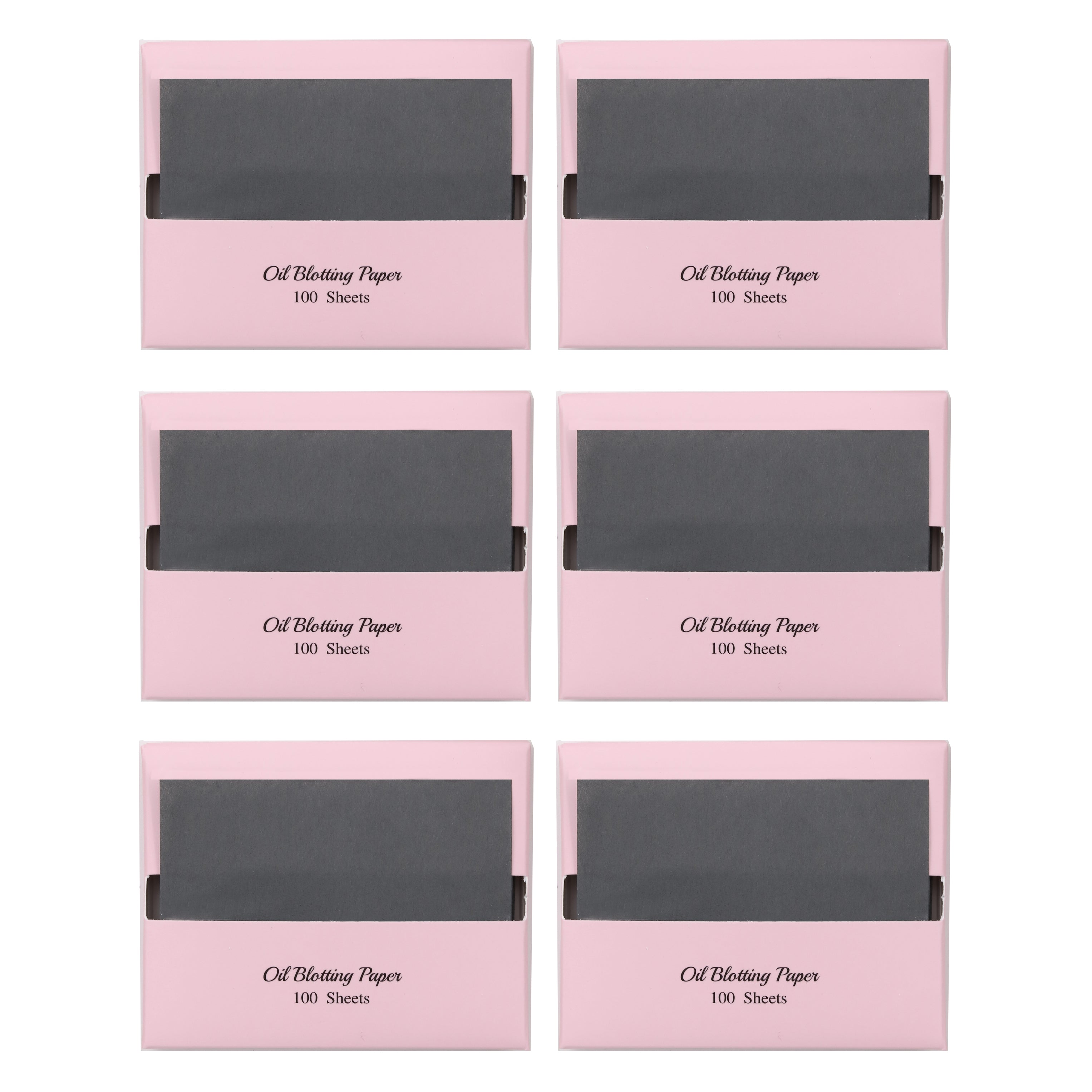 Natural Hemp Face Oil Blotting Paper with Mirror Case and Refills - Charcoal