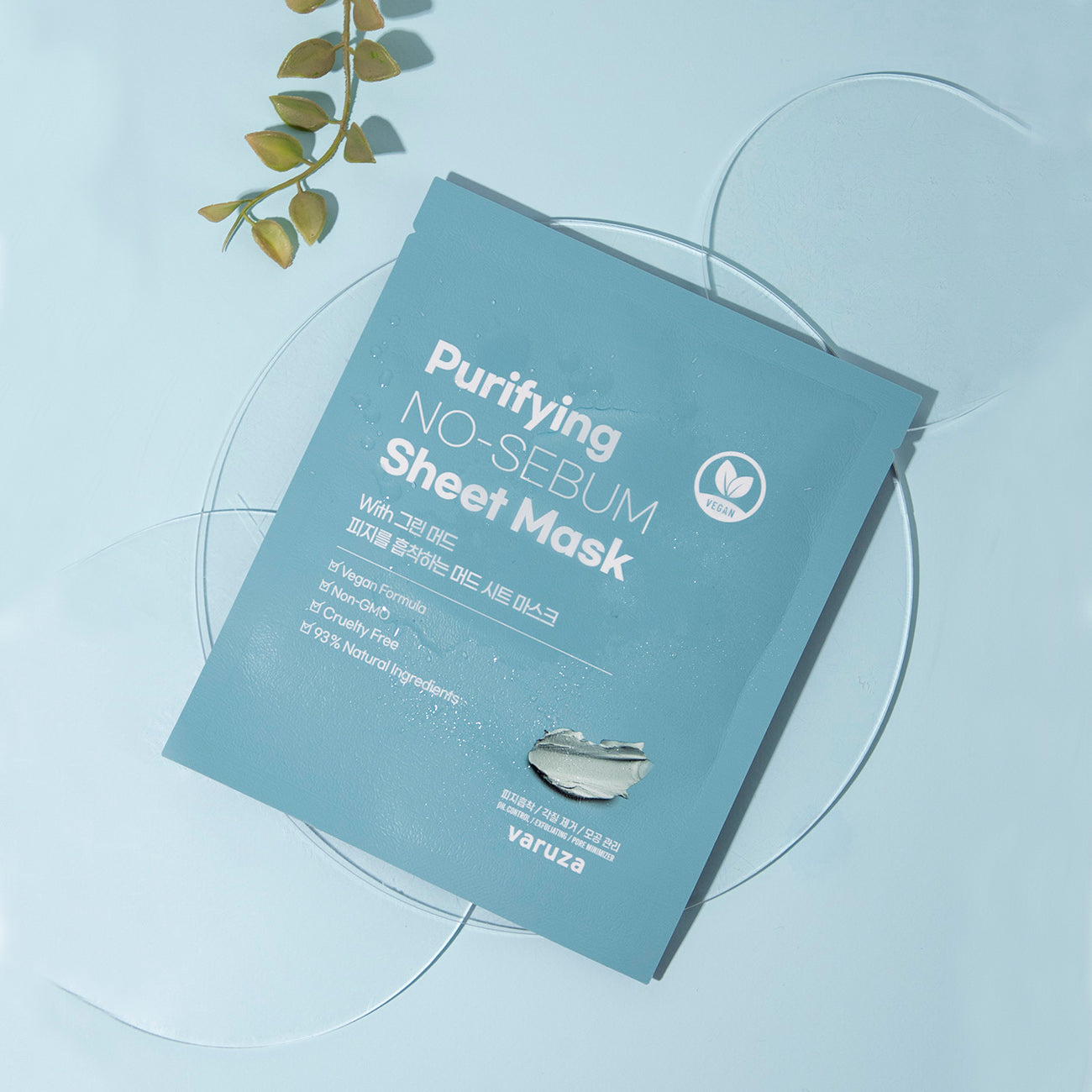 Purifying NO-SEBUM Sheet Mask with Green Mud