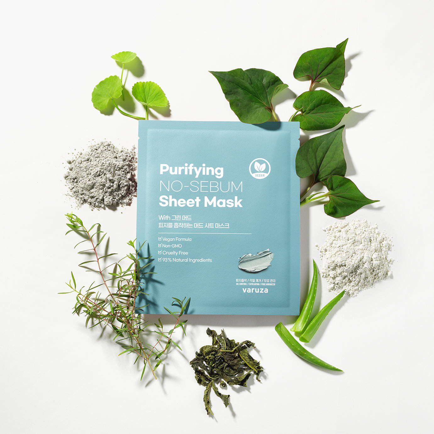 Purifying NO-SEBUM Sheet Mask with Green Mud