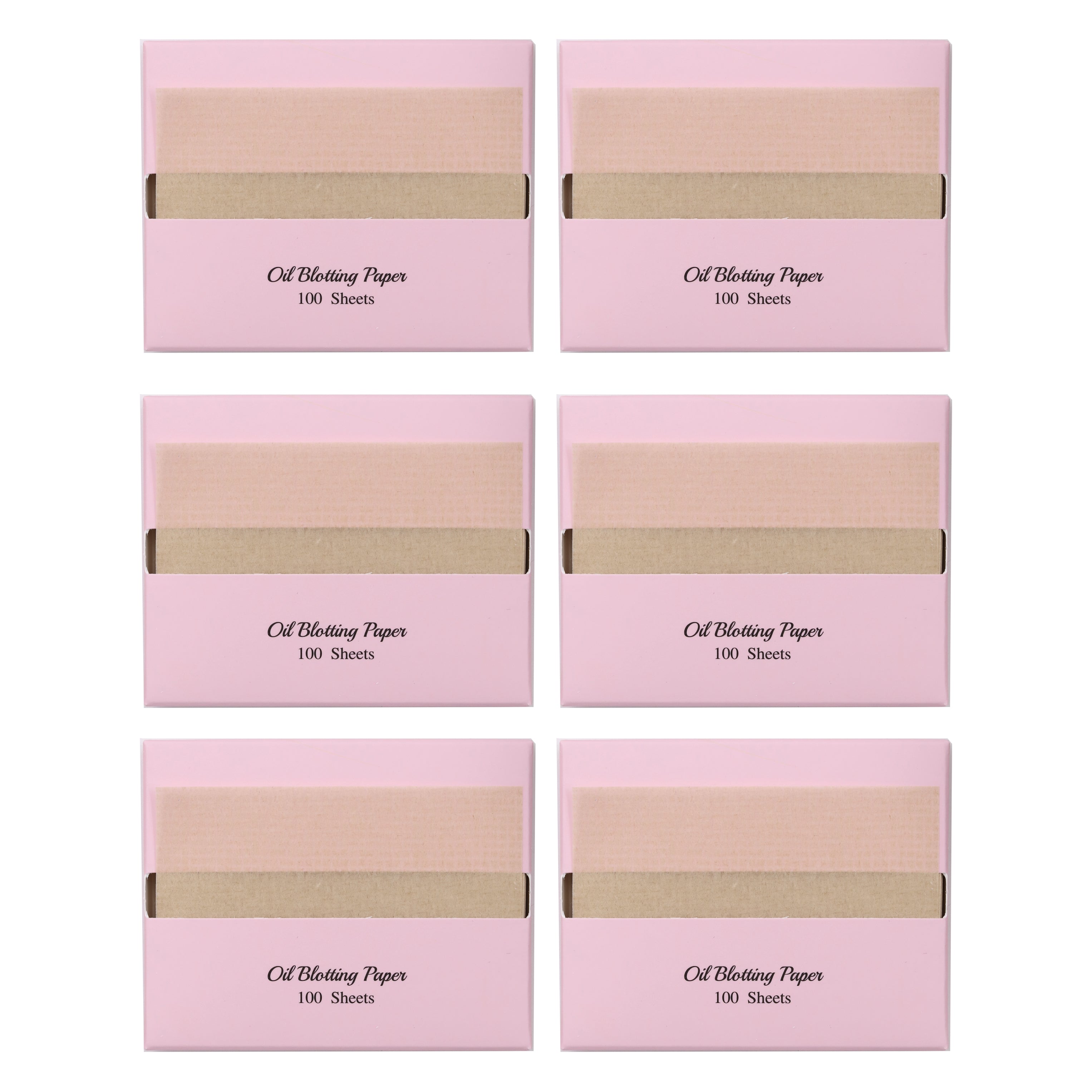 Natural Hemp Face Oil Blotting Paper with Mirror Case and Refills - Linen