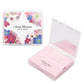 Natural Hemp Face Oil Blotting Paper with Mirror Case and Refills - Cherry Blossom